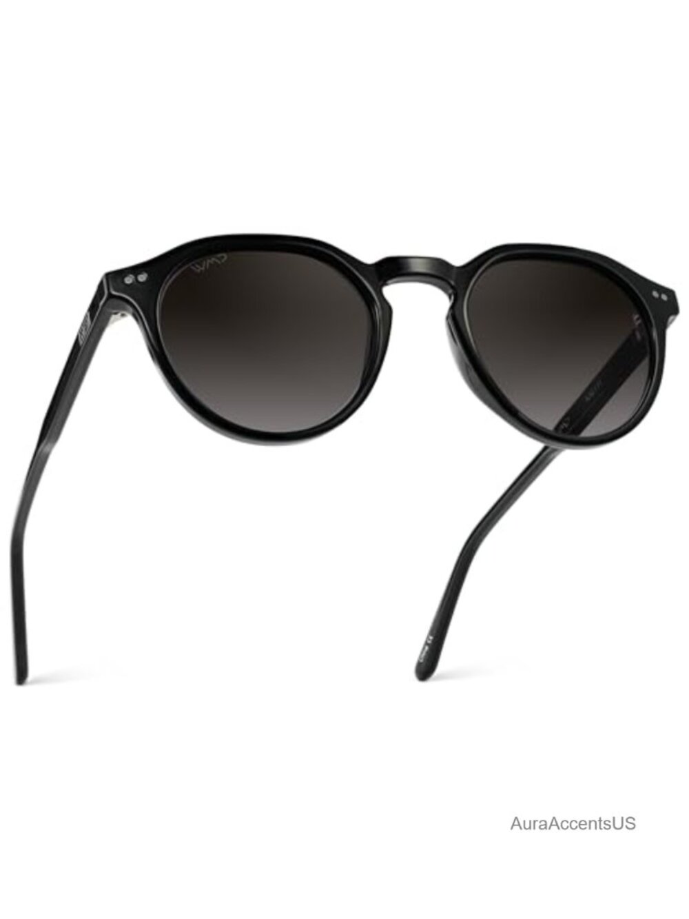 Polarized Round Geometric Sunglasses Full Frame UV Protection
